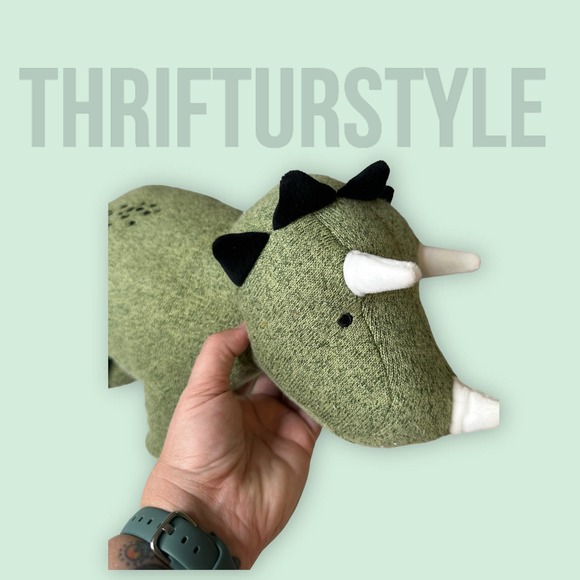 Pillowfort Toys 2 X 7 Pillowfort Green Dinosaur Childrens Stuffed